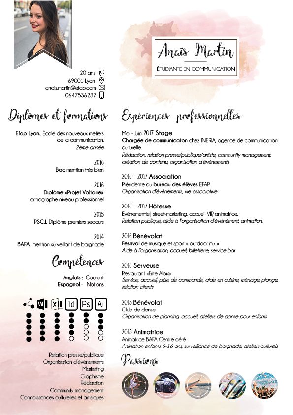 Cv Original Evenementiel