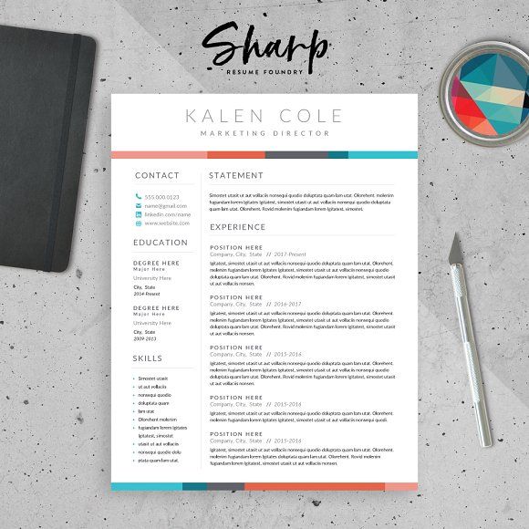 Modern Resume Template 2018 from resumes.tn